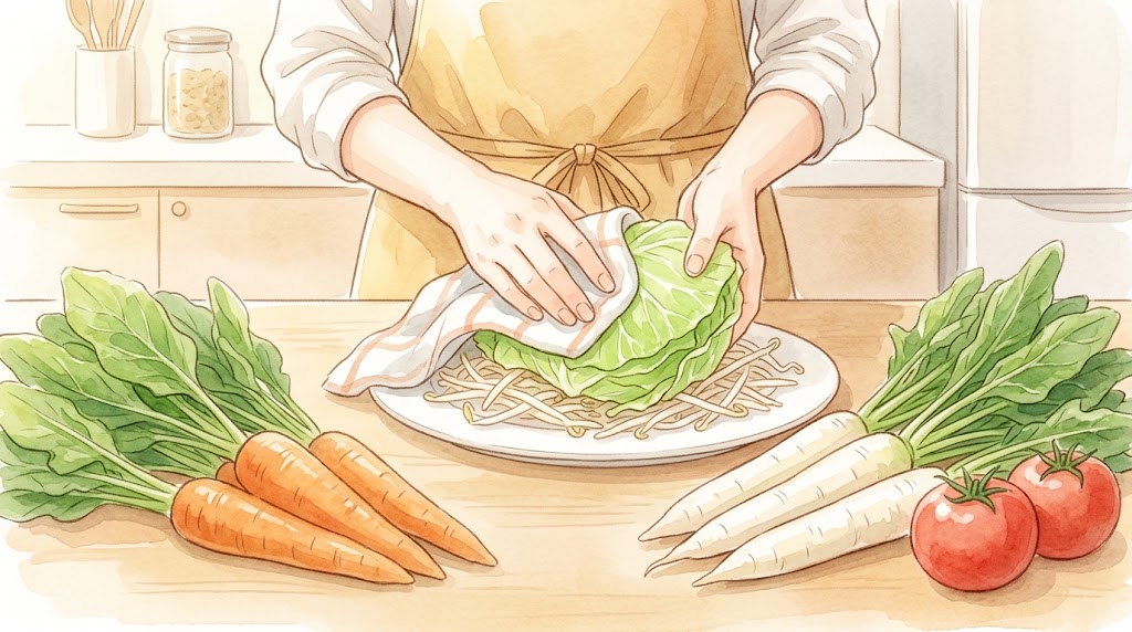 野菜炒めが水っぽくべちゃべちゃになる根本的な原因
家庭の火力でもシャキッと仕上がる切り方と水切りの下ごしらえ
米粉や片栗粉を活用して旨味と水分を閉じ込めるプロのひと工夫
水分が出てしまった野菜炒めを美味しく復活させる簡単リメイク術