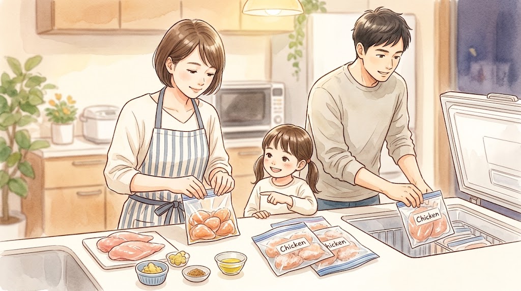 しっとり感をキープする冷凍保存と正しい解凍手順