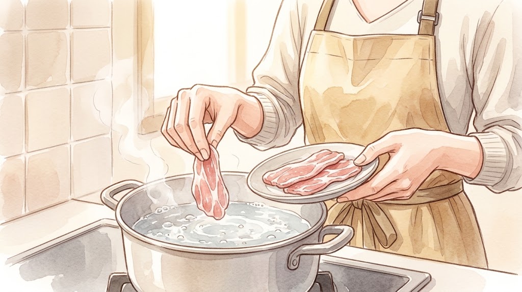 薄切り豚肉を柔らかくする方法別の調理テクニック