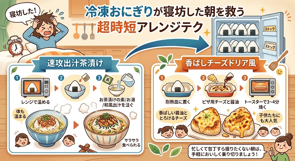 寝坊した朝を救う超時短アレンジテク