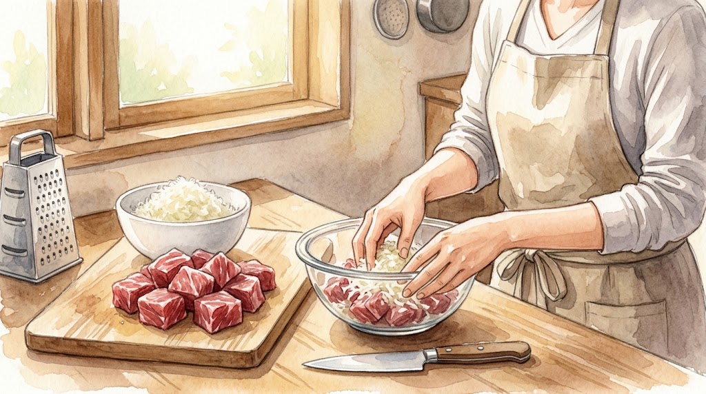 牛すね肉カレーを柔らかくする方法と下ごしらえ