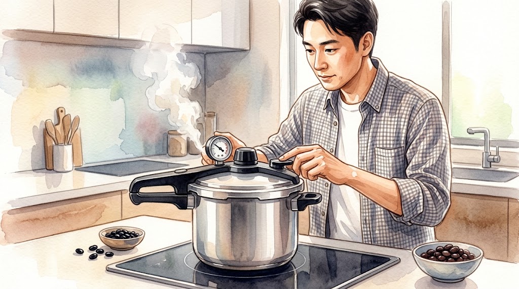 時短で柔らかくする圧力鍋と重曹の使い方