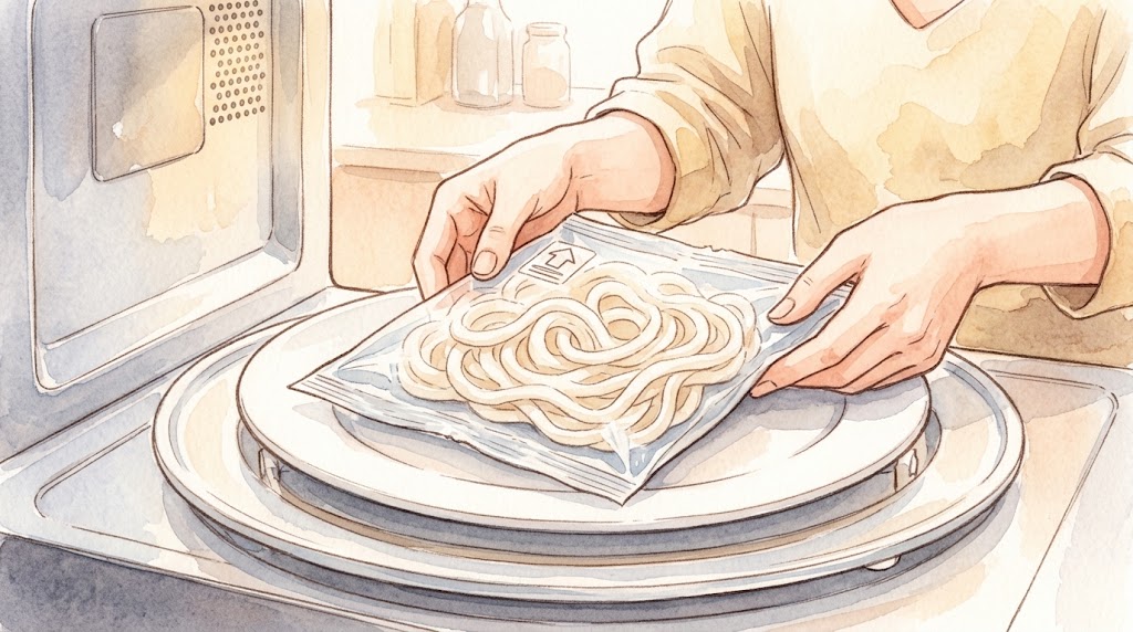 冷凍うどんを電子レンジで美味しく解凍するコツと時短レシピ | 下ごしらえ.com