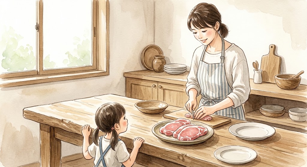 豚ロース肉がパサパサに硬くなる原因