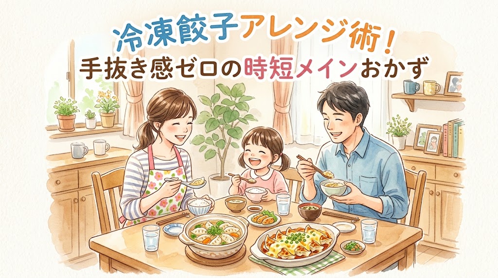 冷凍餃子アレンジ術！