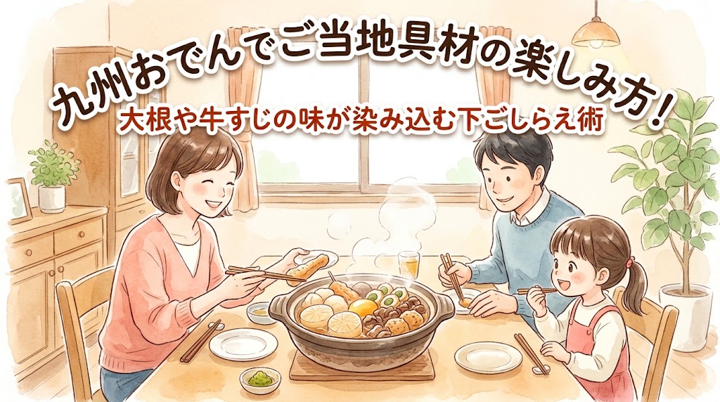 九州おでんでご当地具材の楽しみ方!