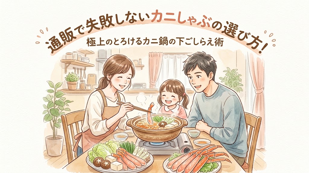 通販で失敗しないカニしゃぶの選び方！